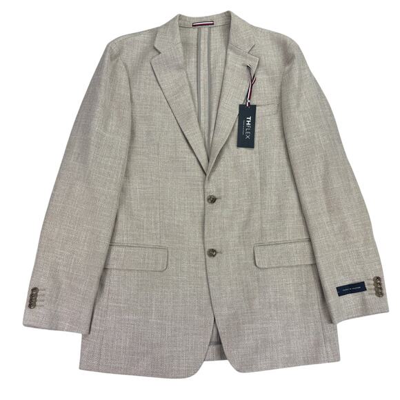 Tommy Hilfiger Other - Tommy Hilfiger Mens TH Flex Gene Modern Fit Sport Coat Tan 40L